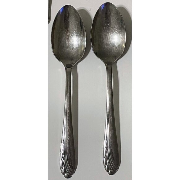 Oneida HEART OF SWEDEN 21 PCS Stainless Deluxe Silverware Flatware Oneidacraft - Picture 9 of 10